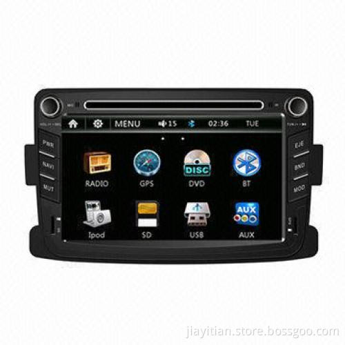 Car GPS Navigation System for Renault Sandero, Supports iPod, BT/TV/GPS/3G Functions